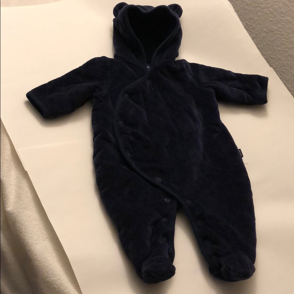 Baby Gap Quilted Bear Jumpsuit Pram - Picture 4 of 5